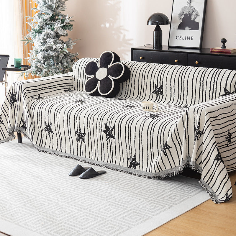 Wishing Star Chenille Sofa/Couchbezug