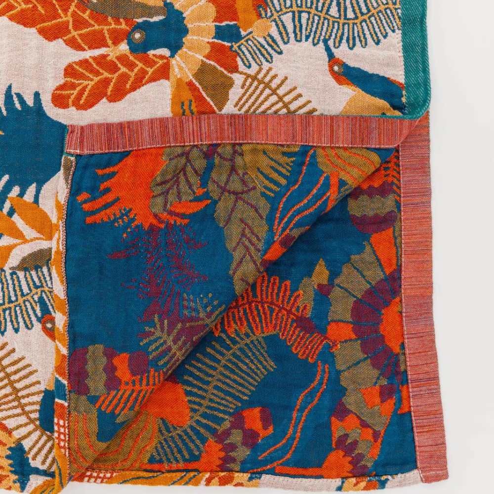 Blumen Vogel Wendbares Strand-Badetuch