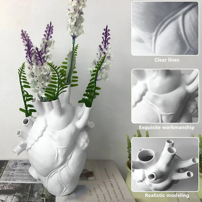 Griechisch inspirierte Herzvase