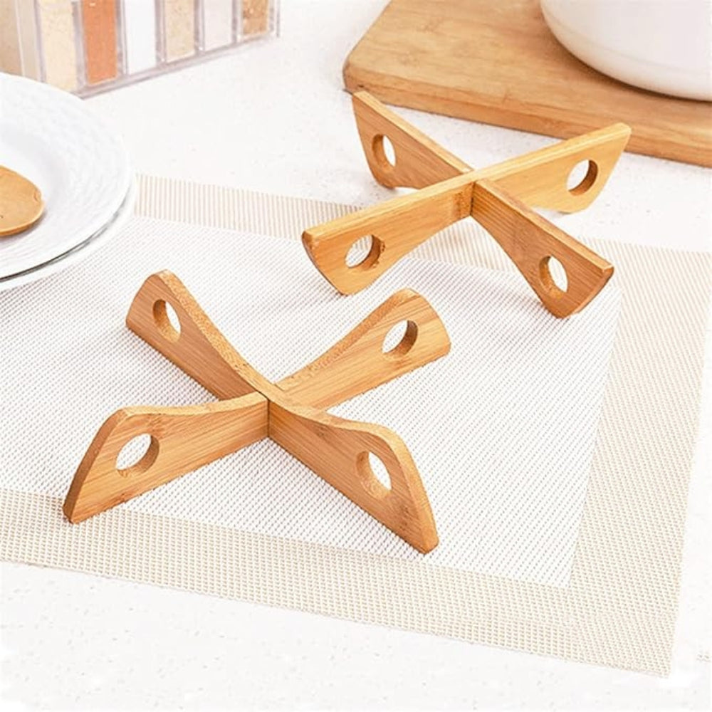 Bamboo Topfständer & Dampfgestell