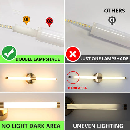 LED Wandleuchte Licht Wandleuchte Doppel lampschirm Oben Unten Beleuchtungseinheit