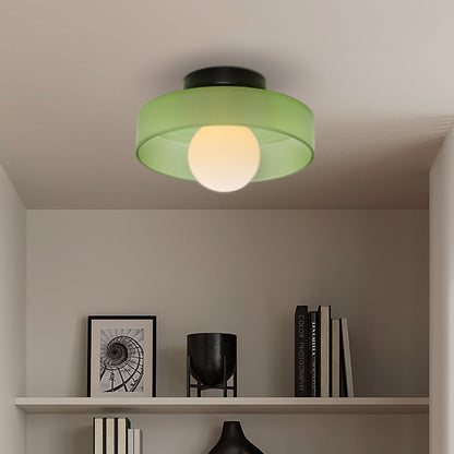 Garduru Runde Glas-Deckenleuchte – Elegantes & Minimalistisches Design