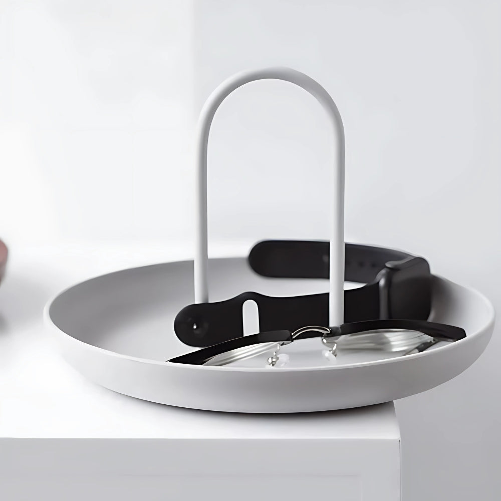 Chic Rund Aufbewahrungstablett Organizer