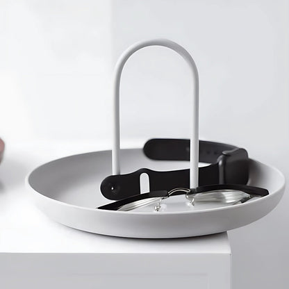 Chic Rund Aufbewahrungstablett Organizer
