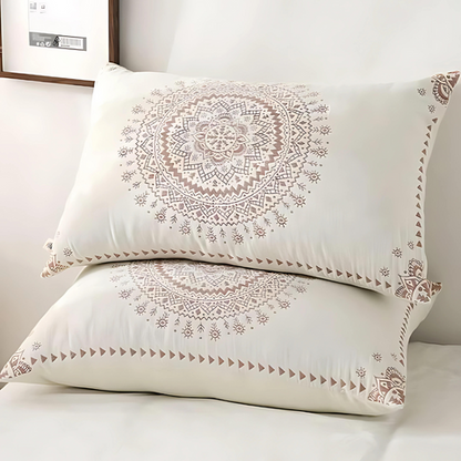 Garduru - Weicher Kopfkissenbezug mit Boho-Muster