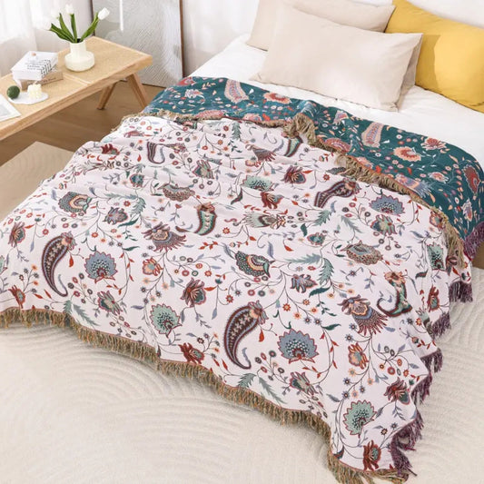 Liora Vintage Wendbare Weiche Decke