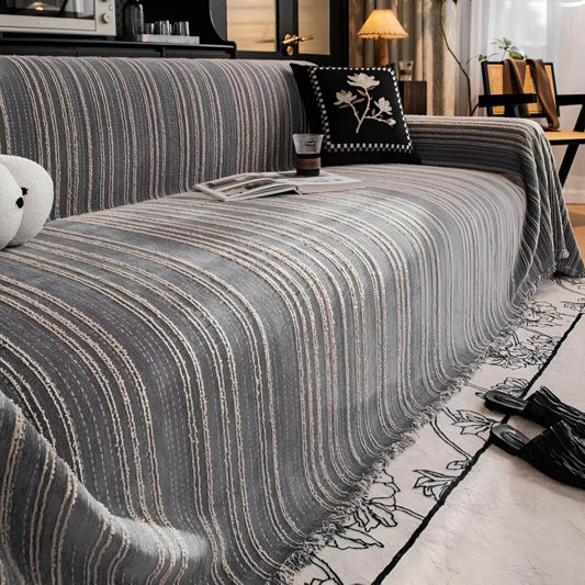 Regal Stripes Chenille Sofabezug