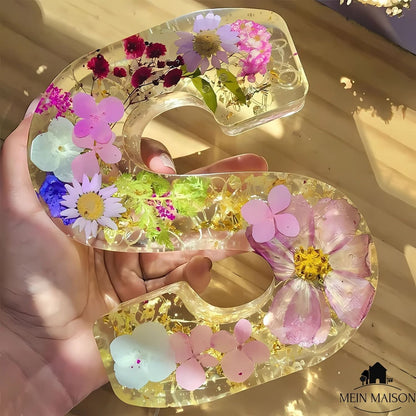 50% RABATT | FloraLetter™ - Blumenlampenbuchstaben aus Harz