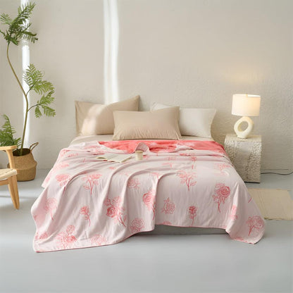 Serenity Rose Wurfdecke