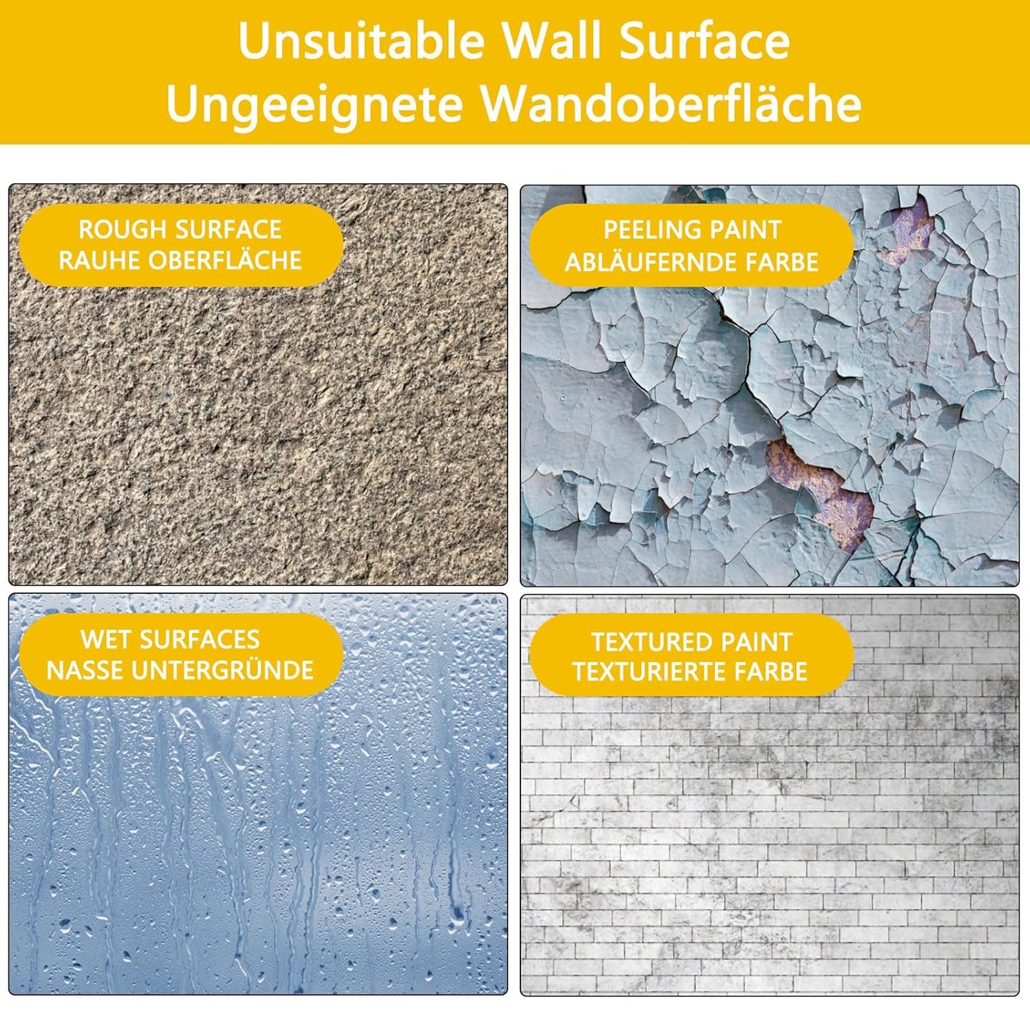 Statische Stick Wandaufkleber