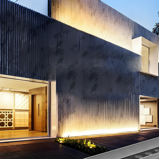 Outdoor LED Wandleuchte Aluminium Uplighter