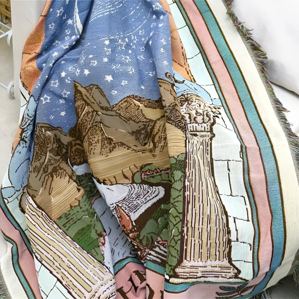 Moon Tarot Wandteppich Decke