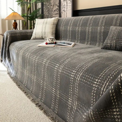 Chesterfield Plaid Sofa Bezug