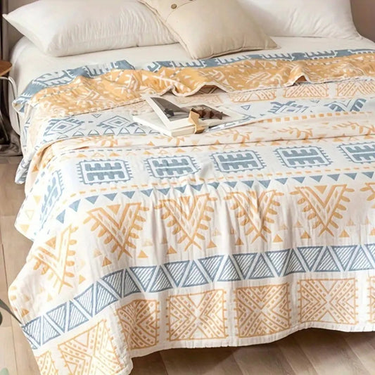Aztec Layers Pure Cotton Decke