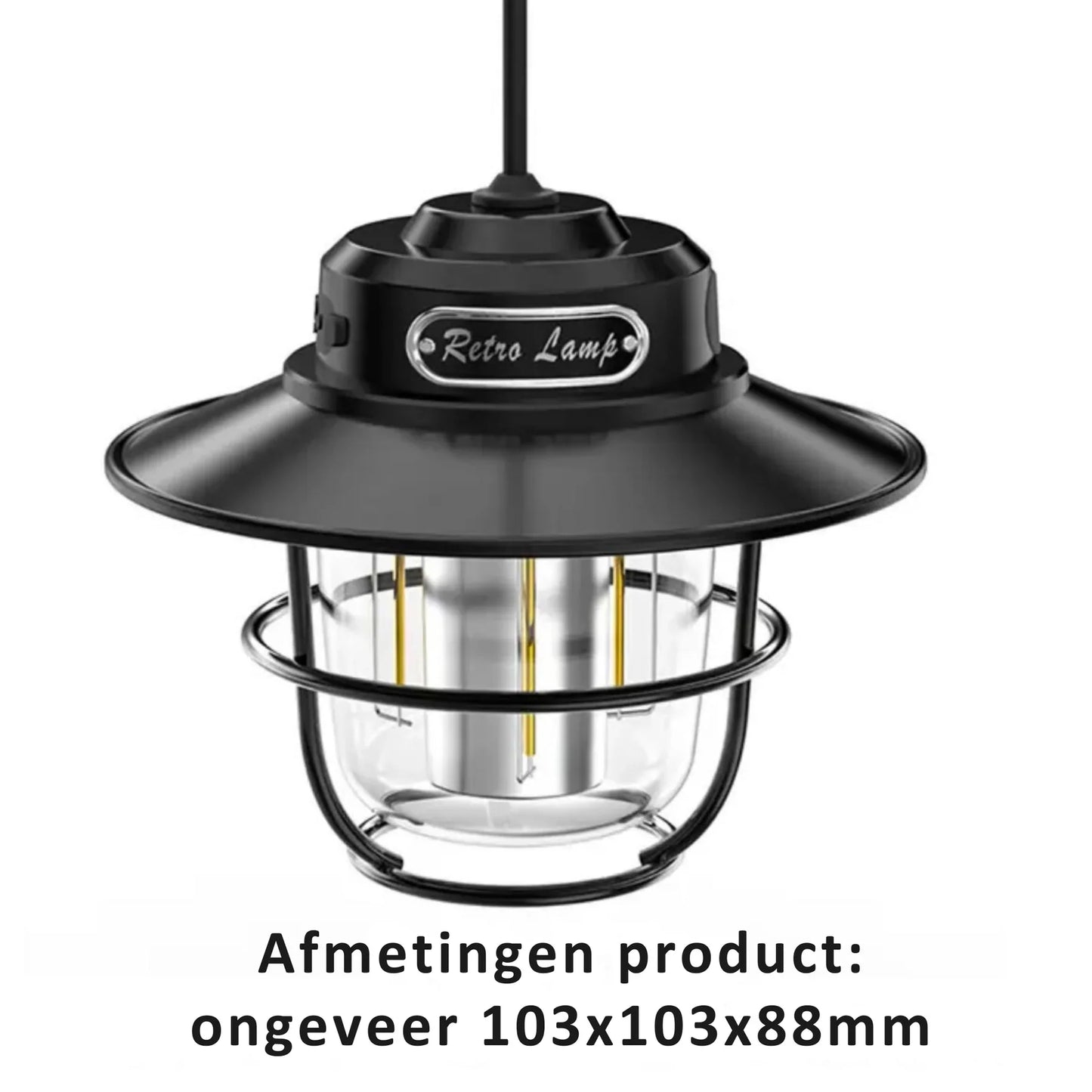 Wiederaufladbare LED-Campinglampe