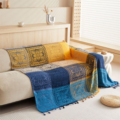 Lebendige Farben Tribal Stil Sofa/Couch Abdeckung Decke