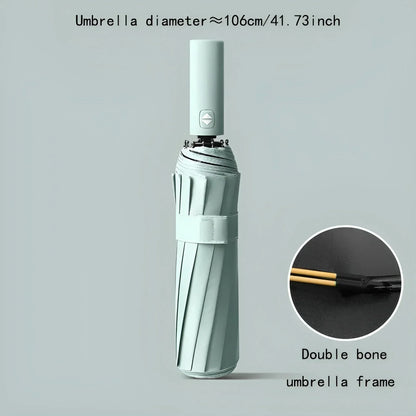 Umweltfreundlicher winddichter Regenschirm mit UV-Schutz