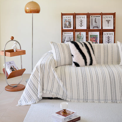 Traces of Lines Chenille Sofa/Couch Bezug