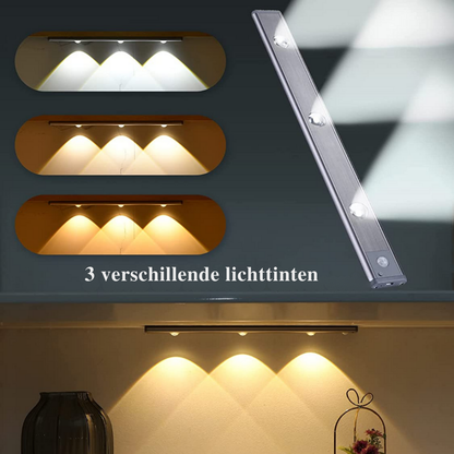 Drahtloses LED-Licht mit Bewegungssensor und USB-Aufladefunktion – Smarte Lampe für den Heimgebrauch