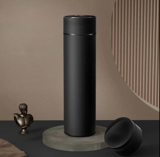480ml Smart Edelstahlthermoskanne mit Temperaturanzeige, auslaufsichere Vakuumflasche für Kaffee und Milch, perfektes Weihnachtsgeschenk
