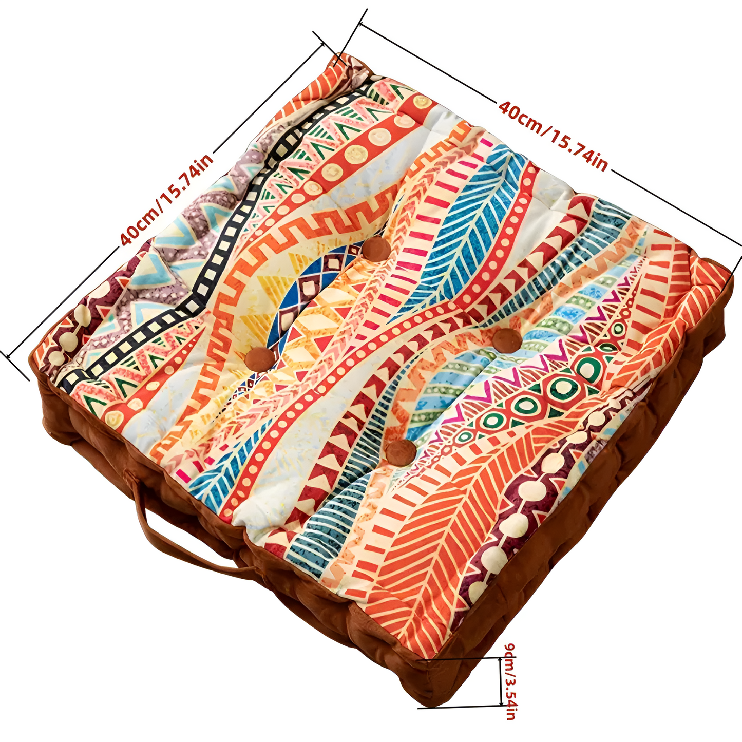 Vintage-inspirierte gepolsterte Fußmatte