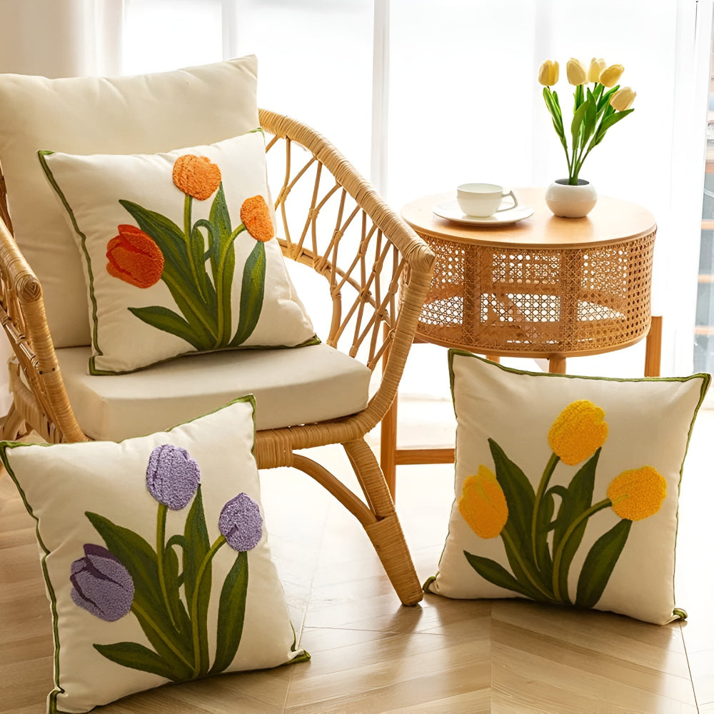 Blooming Tulpe Kissenbezug
