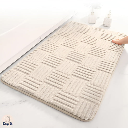Lebendige Gitter-Absorbierende Badezimmermatte