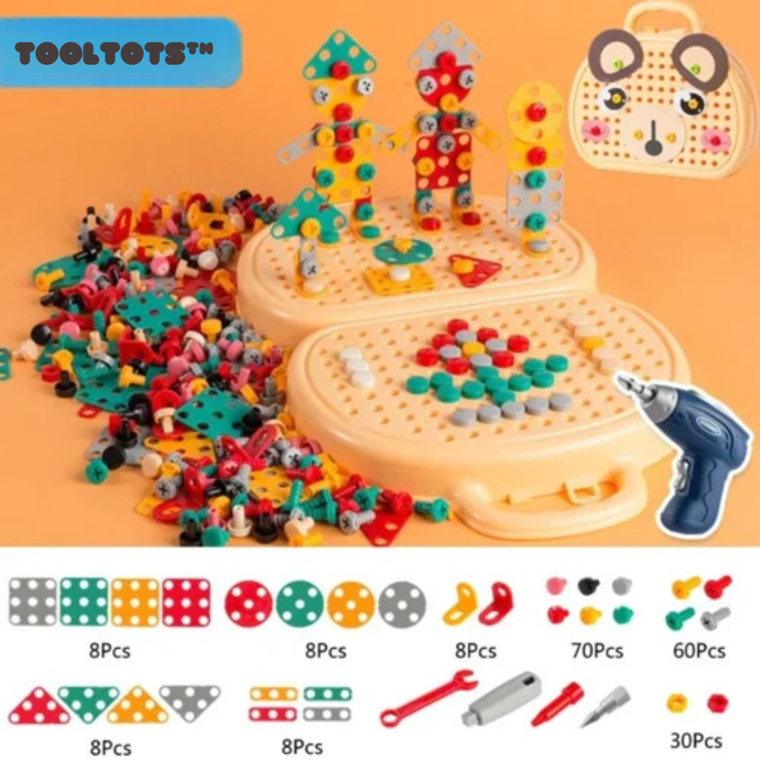 ToolTots™ 3D-Elektrobohrer-Set | 50% Rabatt