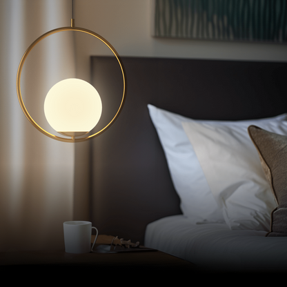 Garduru | Stilvolle LED-Hängeleuchte mit warmem Licht und elegantem Gold-Finish