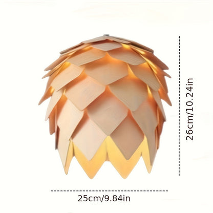 Märchenhafte Tannenzapfen-Lampe – Natürliche Atmosphäre im Haus