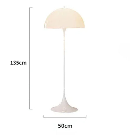 Retro Dänische Tischlampe/ Stehlampe - Ikonisches Pilzdesign für moderne Räume