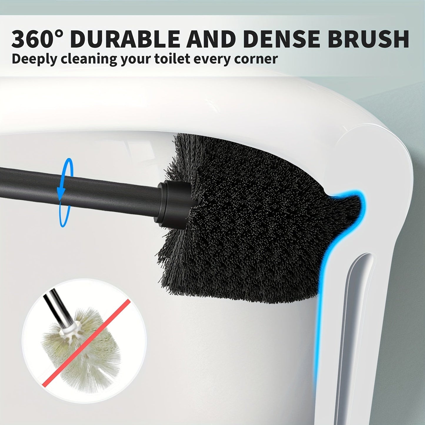 Garduru Toilettenbürste mit Halter – Für ein sauberes Badezimmer