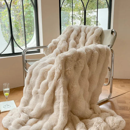 Garduru – Kuschelige Kunstpelz Winterdecke für gemütliche Winterabende