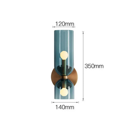 LED-Wandapplique mit Doppelkopf aus Glas – Moderne Eleganz und Energieeffizienz