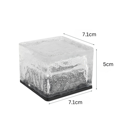 Quadratische Solarlampe – Solarbetriebene LED-Lampe für Wege, Gärten und Terrassen