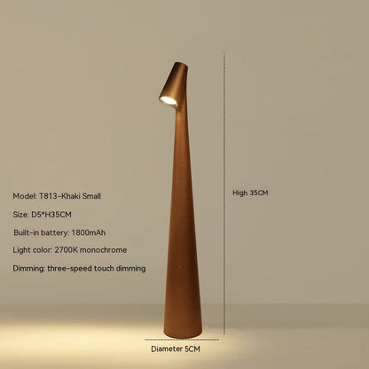 Tischlampe Modern Rot Metall LED Licht