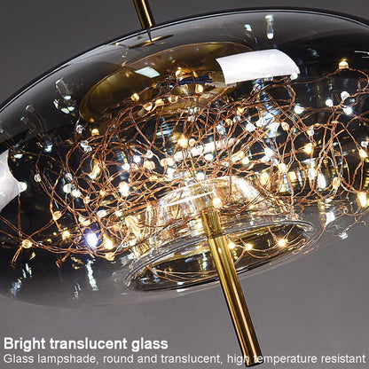 Pendelleuchte Glas Moderne LED Deckenleuchte