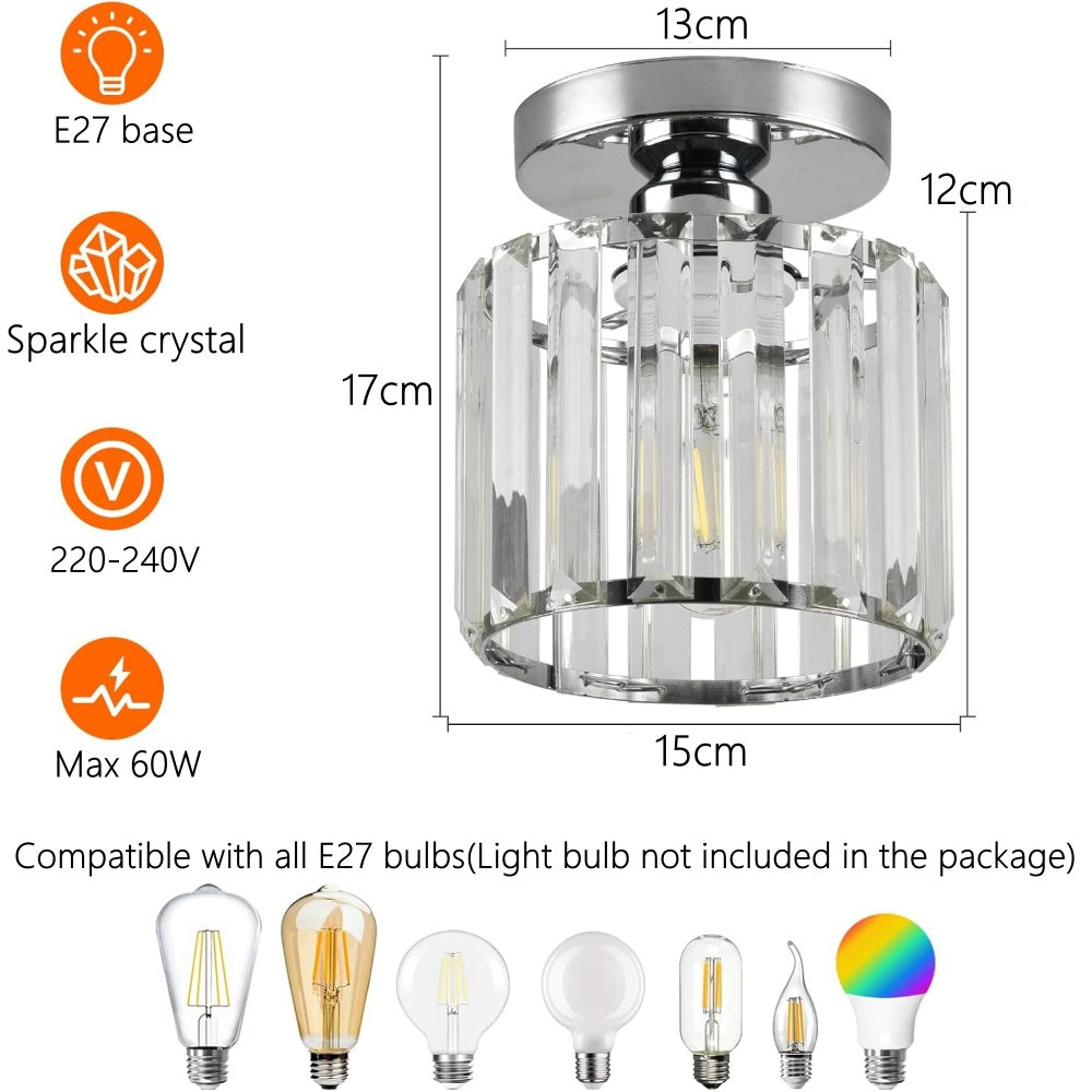 Glas Flush Deckenleuchte für Flur