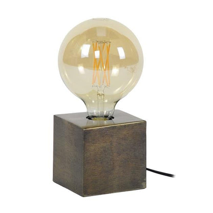 Garduru Industrielle Tischlampe | Retro Design | Perfekte Beleuchtung für Schreibtisch & Wohnzimmer | In Bronze, Schwarz & Kupfer erhältlich