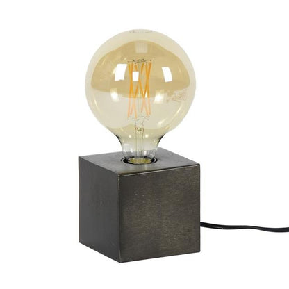 Garduru Industrielle Tischlampe | Retro Design | Perfekte Beleuchtung für Schreibtisch & Wohnzimmer | In Bronze, Schwarz & Kupfer erhältlich