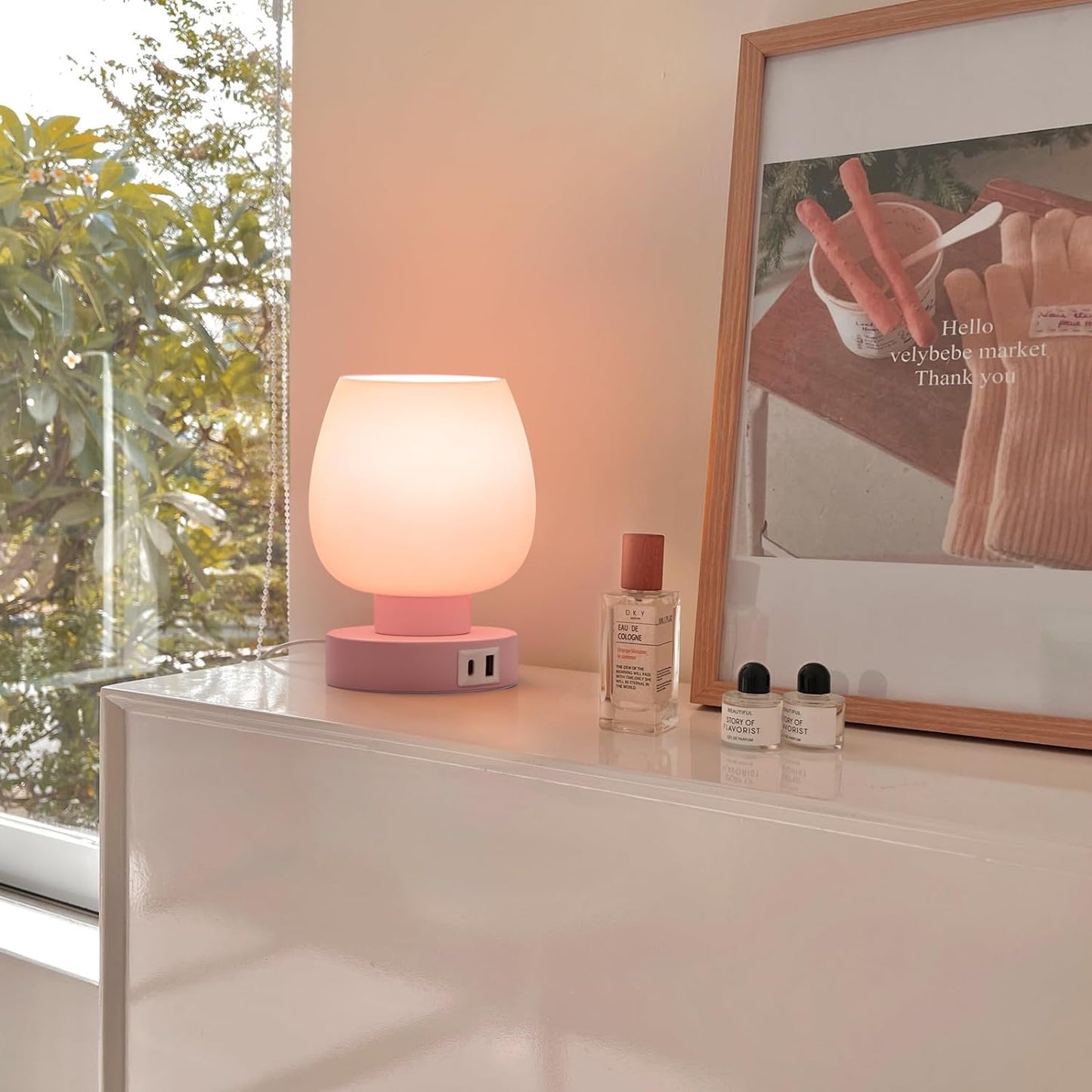 Nachttischlampen mit Touch-Funktion Set von 2