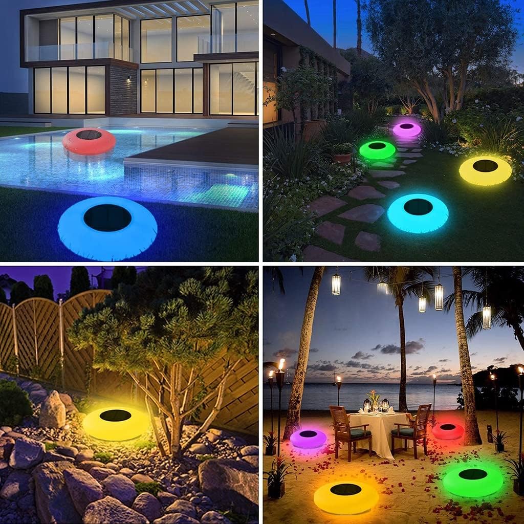 Solar Gartenleuchten Augen-Design – LED Außenbeleuchtung für Garten & Terrasse, wetterfest