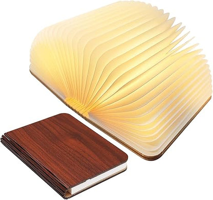 Lampe Buch Verzaubert - LED Lampe in Form eines Offenen Buches mit Touchsteuerung