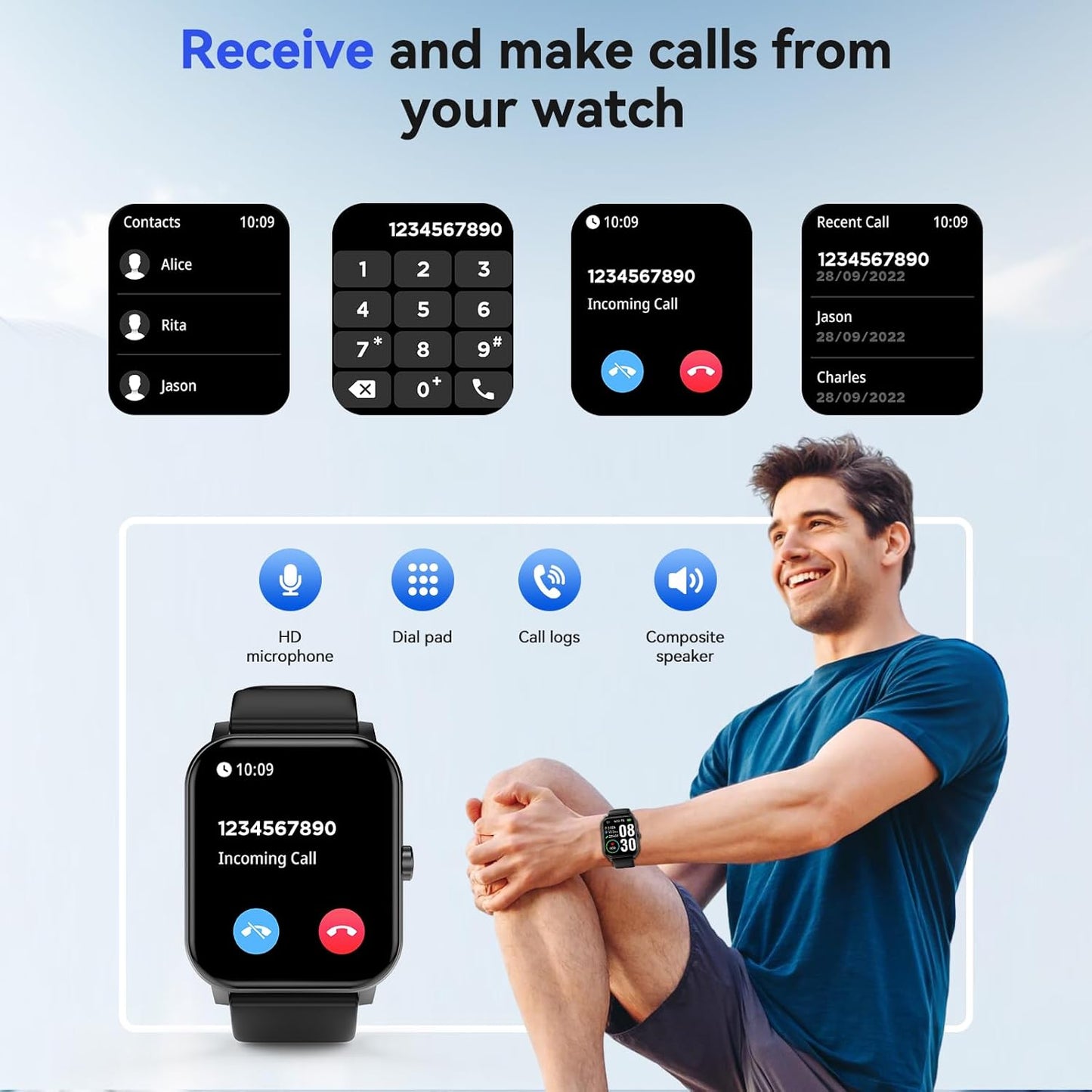 Smartwatch mit Glukose- und Sauerstoffüberwachung