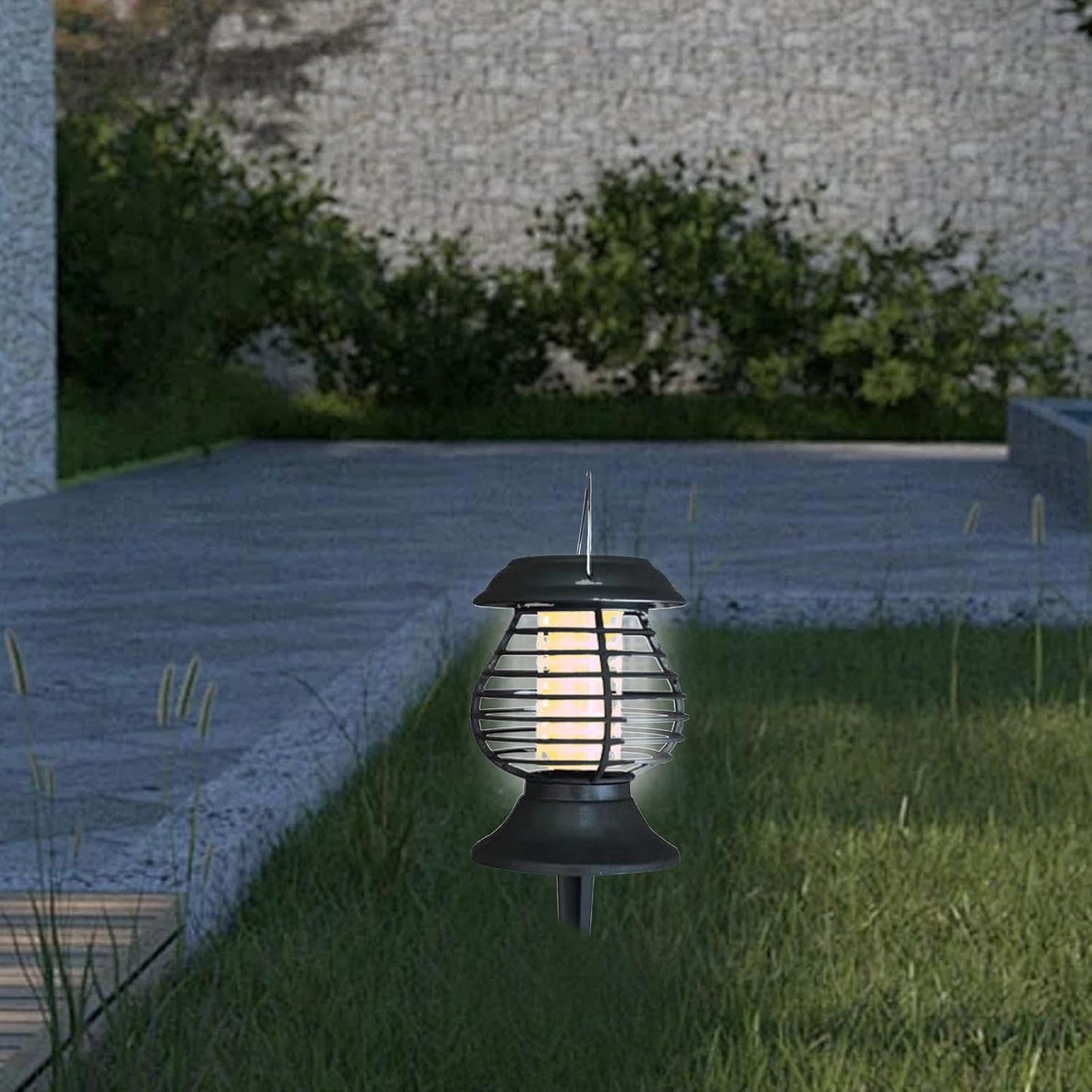 Solar Insektenabwehr Lampe mit LED-Licht – Effektive Mückenbekämpfung für den Garten