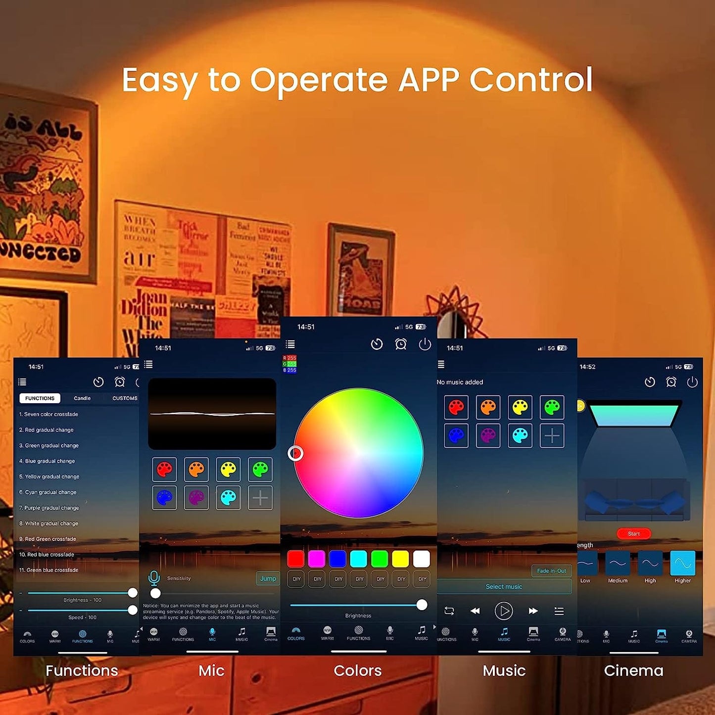 Die Original Sunset Lampe