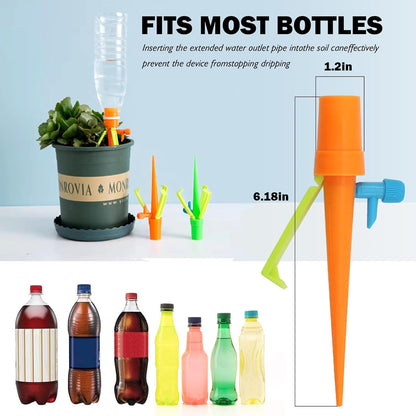 Automatischer Bewässerungspickel für Pflanzen – Mit Flaschenadapter