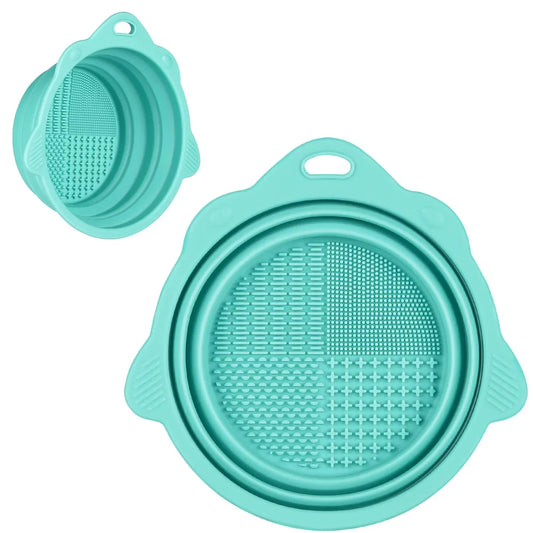 Zusammenklappbare Silikon-Make-up-Pinsel-Reinigungs-Schale