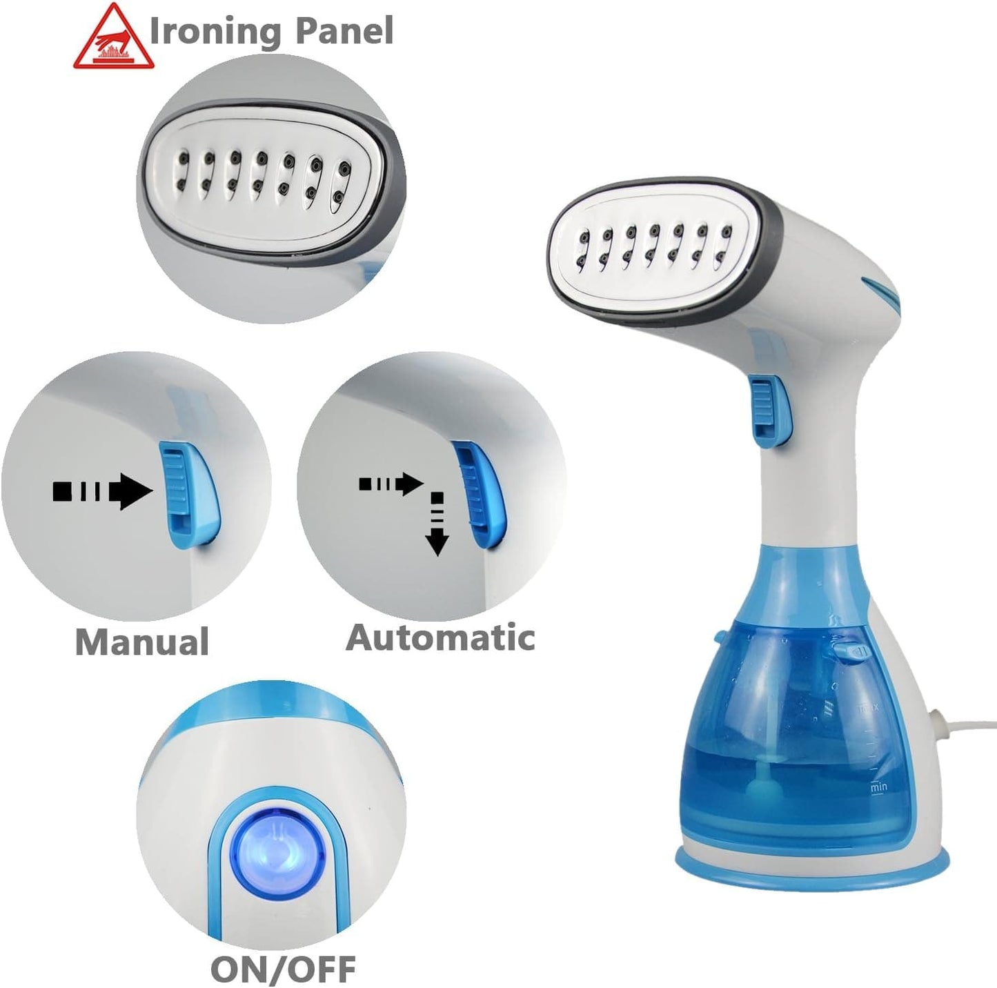 Tragbarer Kleiderdampfer