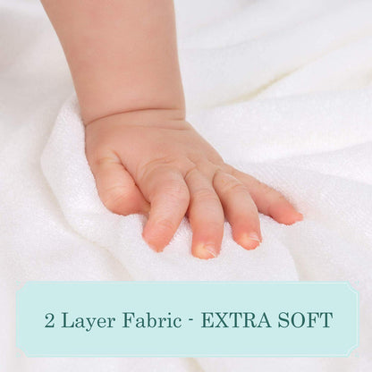 Bambus Kapuzenbabytuch - Weiches Badetuch mit Bärenohren für Babys, Kleinkinder, Säuglinge - Ultra saugfähig